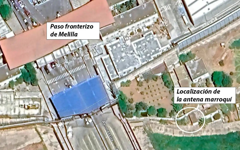 Morocco Installs Suspected Spy Antenna Near Spanish Border, Raising Security Concerns