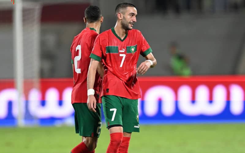 Morocco Pins World Cup Hopes on Star Duo Ziyech and Hakimi