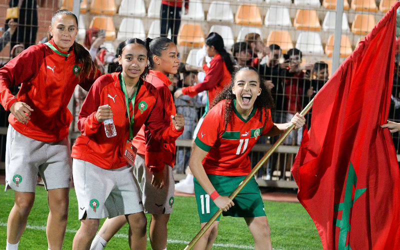 Morocco U17 Women's Team Dominates Algeria 4-0, Eyes FIFA World Cup Berth
