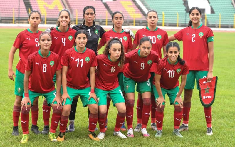 Morocco U17 Women's Team Dominates Niger 11-0 in World Cup Qualifier