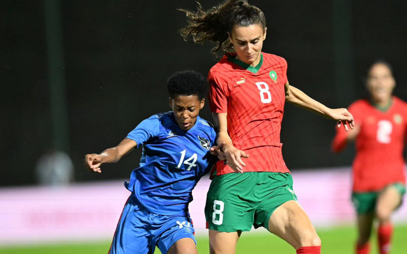 Morocco Women's Soccer Team Advances in Olympic Qualifiers with 2-0 Win over Namibia