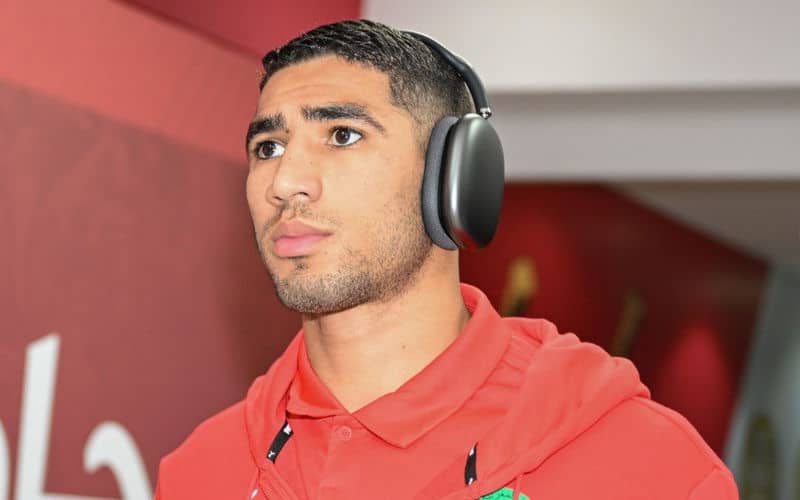 Morocco's Achraf Hakimi Ranks Among Top-Valued Players for 2022 World Cup
