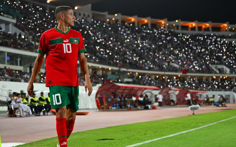 Morocco's Amine Harit Praises Coach Regragui, Discusses AFCON Prospects