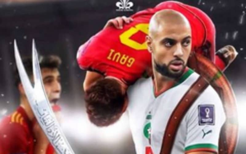 Morocco's Amrabat Stirs Controversy with Mocking Posts After Spain Upset
