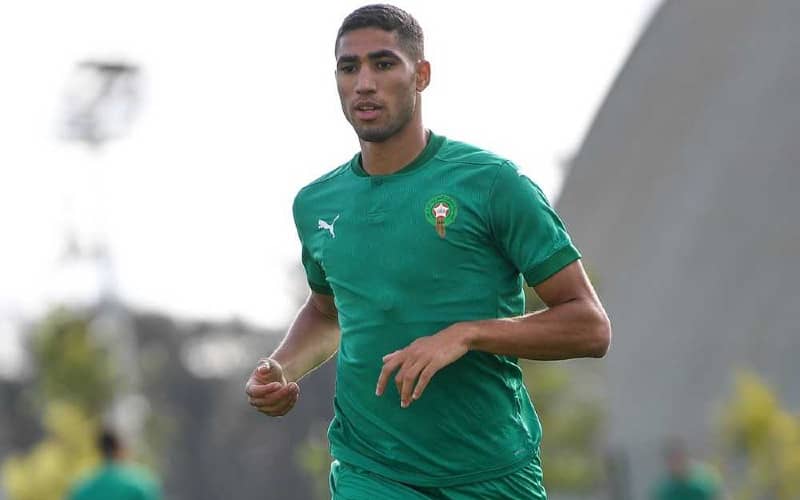 Morocco's Hakimi Likely to Play Against Malawi, Coach Confirms
