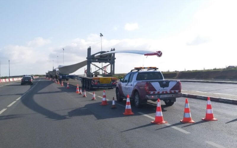 Morocco's Largest Wind Farm Takes Shape: 150 Locally-Made Turbine Blades Head to Midelt