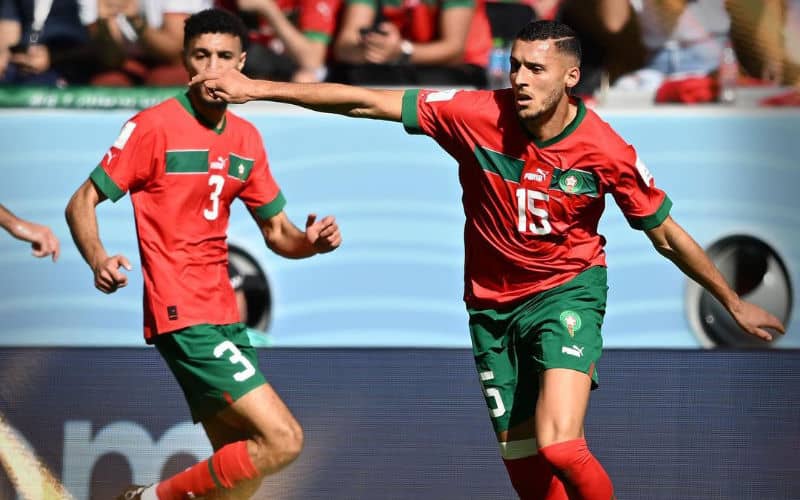 Morocco's Mazraoui Exits World Cup Opener with Hip Injury, Awaits MRI