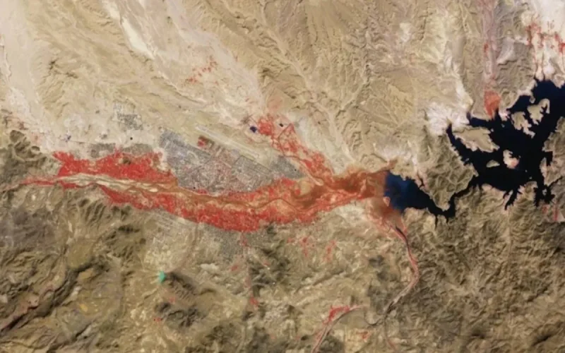Morocco's mysterious red patch visible from space reveals thriving desert agriculture
