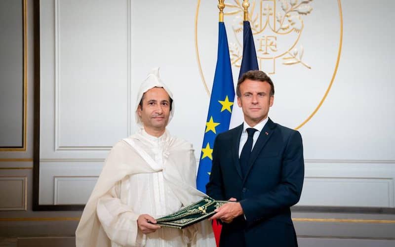 Morocco's New Ambassador Presents Credentials to French President Macron