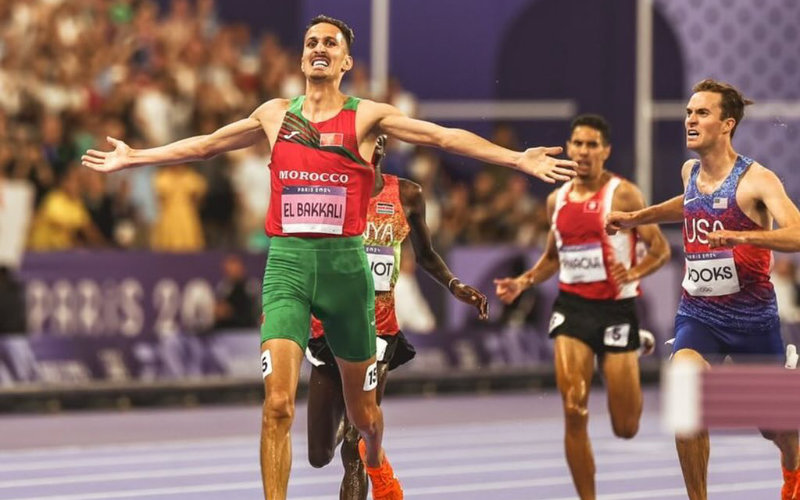 Morocco's Olympic Heroes Return Home: El Bakkali and Football Team Celebrated After Paris Success