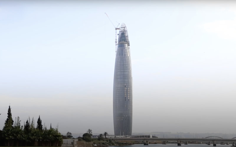 Morocco's Tallest Skyscraper: Mohammed VI Tower Nears Completion in Rabat