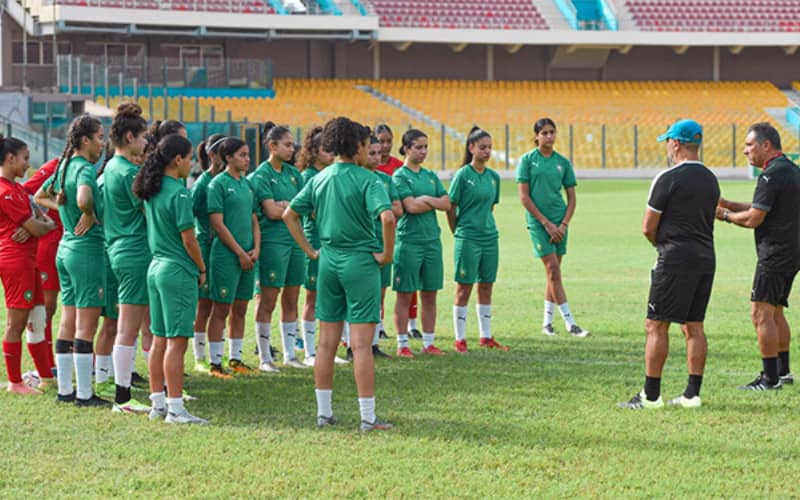 Morocco's U17 Women's Team Faces Chile in World Cup Warm-Up Match in India