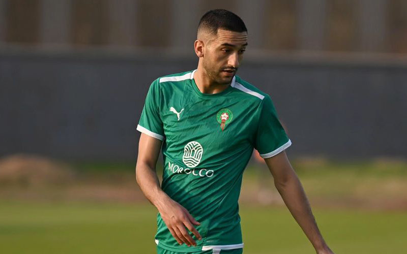 Morocco's Ziyech Turns to Cupping Therapy Ahead of AFCON Match