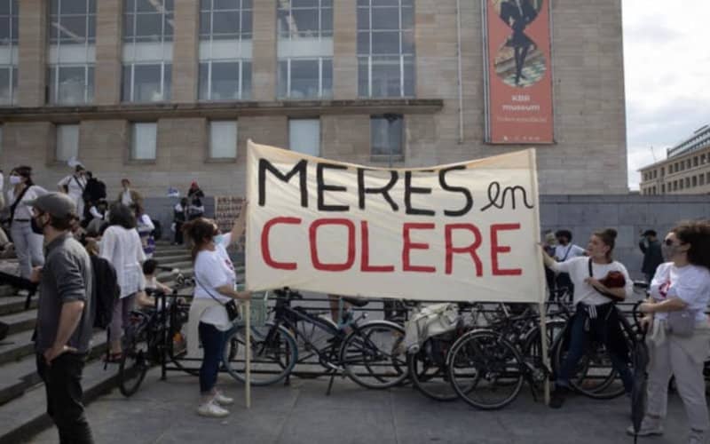 Mothers Rally in Brussels Against Police Violence Toward Youth