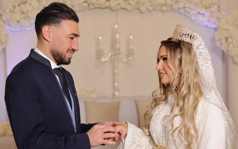 Munir El Haddadi says yes to Maria: a grandiose engagement and a 100% Moroccan atmosphere