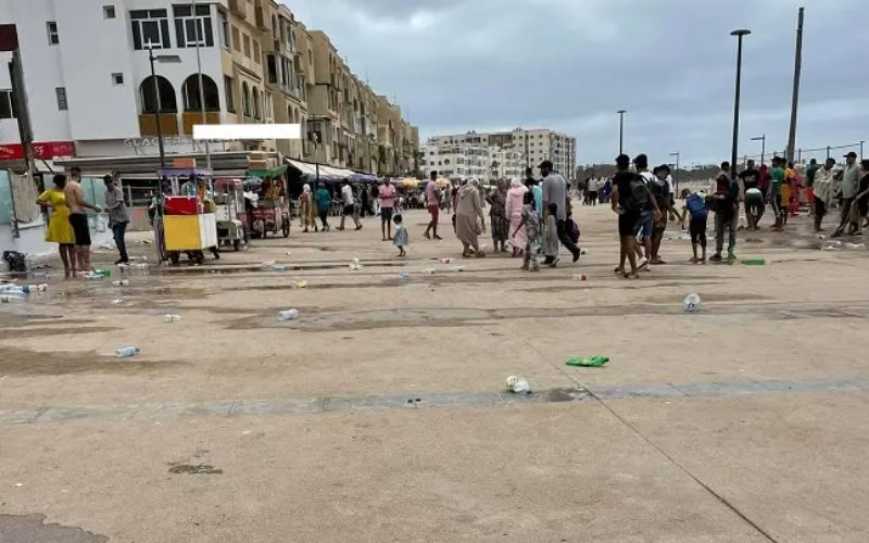 Newly Built $20 Million Moroccan Beachfront Promenade Crumbles Before Opening