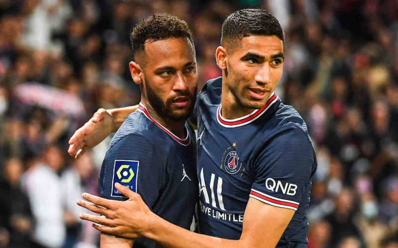 Neymar and Hakimi Showcase On-Field Chemistry in PSG Training Video