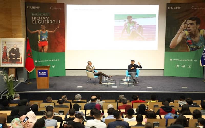 Olympic Legend Hicham El Guerrouj Inspires Students at Moroccan University Talk