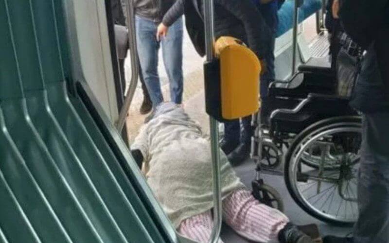 Outrage in Morocco as Tram Inspector Mistreats Disabled Passenger