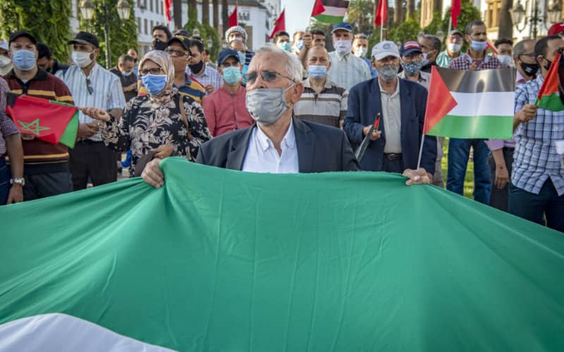 Protesters in Morocco Rally Against Arab-Israeli Normalization Deals