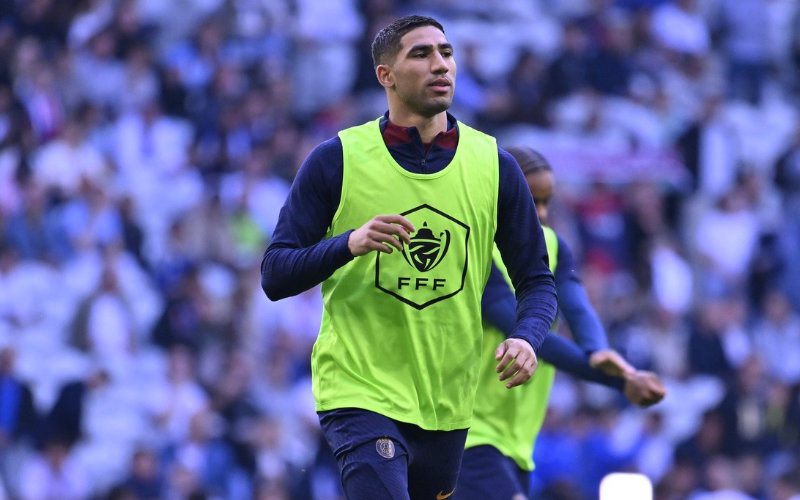 PSG Edges Lyon 2-1 in Coupe de France Final; Hakimi Shines on Right Flank