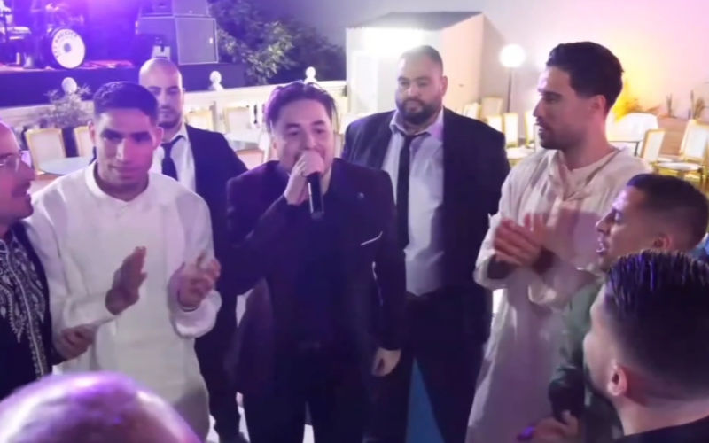PSG Star Achraf Hakimi Caught on Camera at Teammate's Wedding Despite Phone Ban