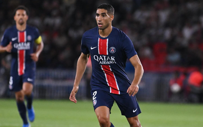 PSG Triumphs 3-1 Over Brest as Hakimi Shines in Captain's Role