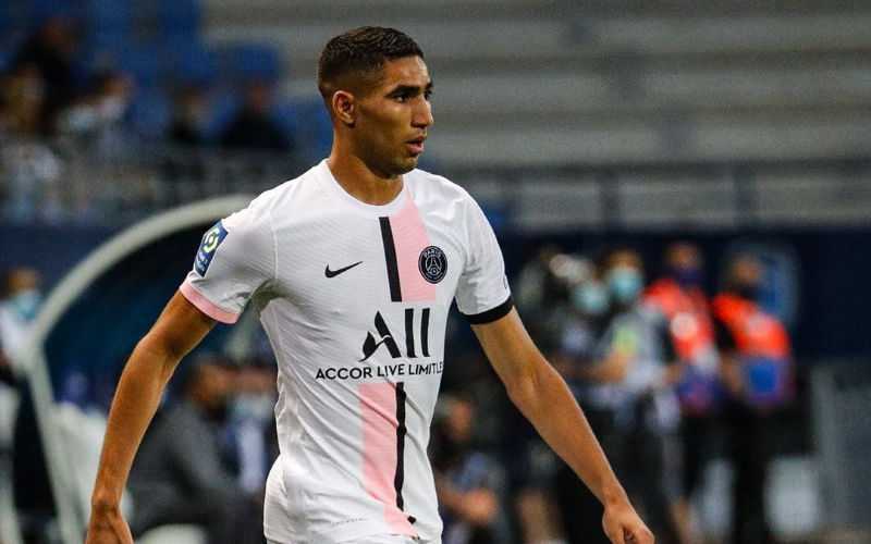 PSG's Achraf Hakimi Named to Ligue 1 Mid-Season Best XI