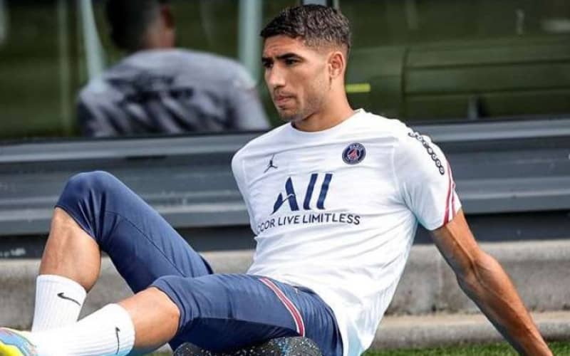 PSG's Achraf Hakimi Returns to Training After Africa Cup of Nations Exit