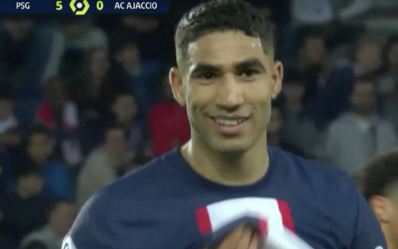 PSG's Hakimi Scores but Sees Red in 5-0 Rout of Ajaccio