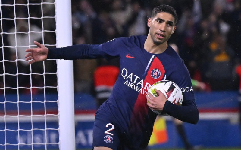 PSG's Hakimi Shines in Attack, Struggles Defensively in 3-3 Draw with Le Havre