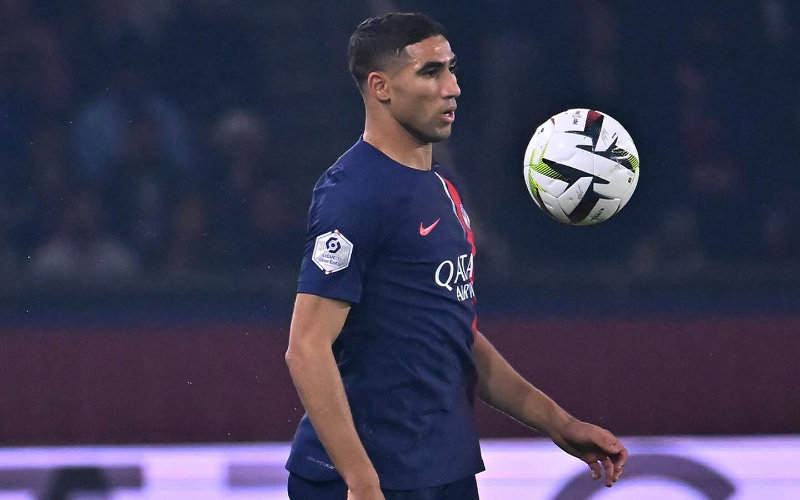PSG's Hakimi Under Scrutiny After Mixed Performance in 3-0 Win Over AC Milan