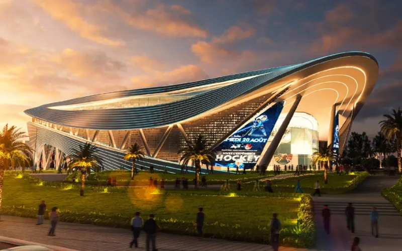 Rabat Ice Rink 280 Million Dirhams Empty Stadium Morocco