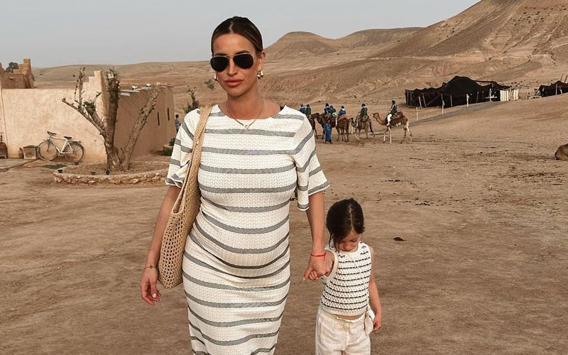 Reality TV Star Ferne McCann Shows Off Baby Bump During Moroccan Easter Getaway