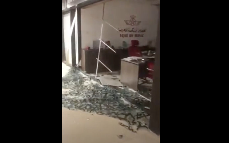 Royal Air Maroc Office Damaged in Beirut Port Explosion