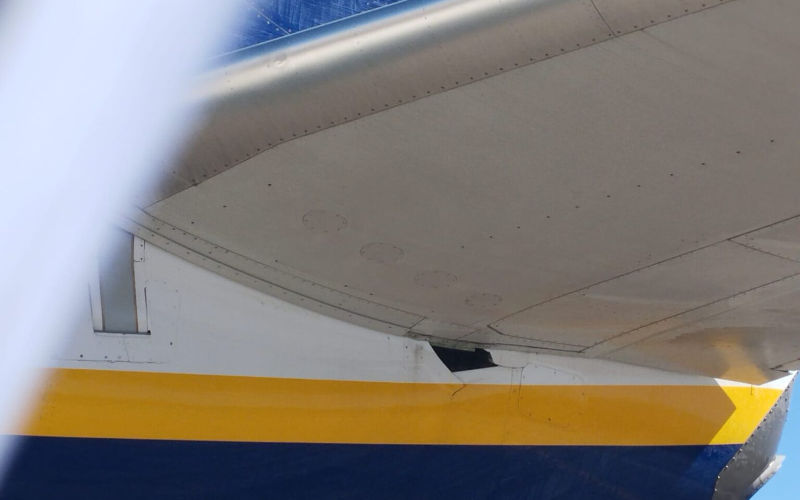 Ryanair Flight Delayed After Passenger Spots Hole Under Wing