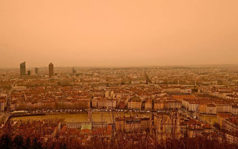 Saharan Sand Cloud to Blanket France Again, Bringing Warm Temperatures
