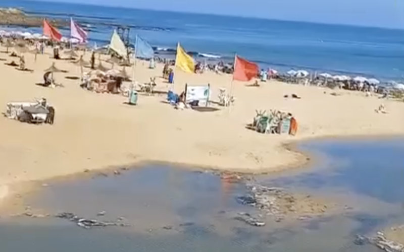 Sewage Pollution Threatens Popular Tangier Beach, Sparks Health and Environmental Concerns