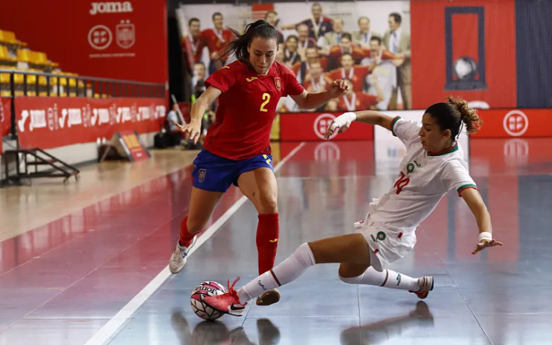 Spain Dominates Morocco 10-1 in Women's Futsal Friendly Match