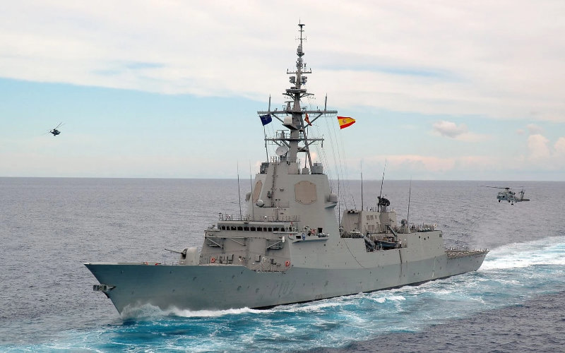 Spain sends two frigates off the coast of Morocco