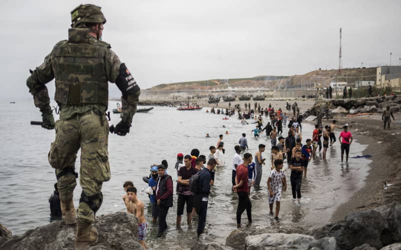 Spanish Police Accused of Shooting Moroccan Migrants Near Ceuta Border