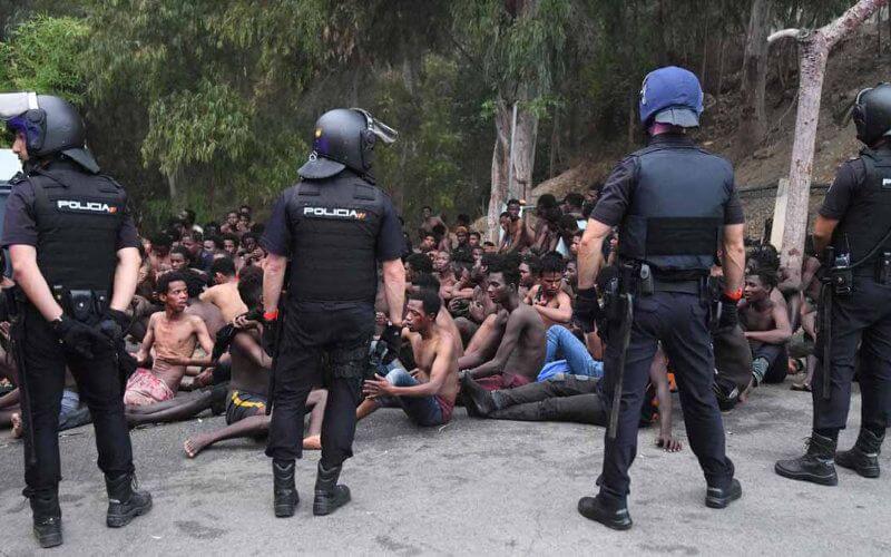 Spanish Police Arrest 64 Migrants in Ceuta, 27 Face Deportation to Morocco