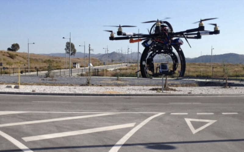 Spanish Police Seize Massive Drug-Smuggling Drone on Malaga Coast