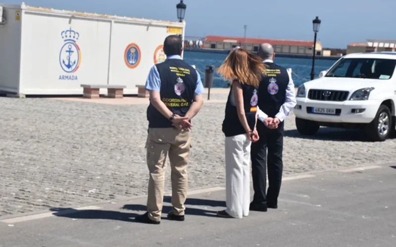 Spanish ports Morocco surveillance MRE security operation