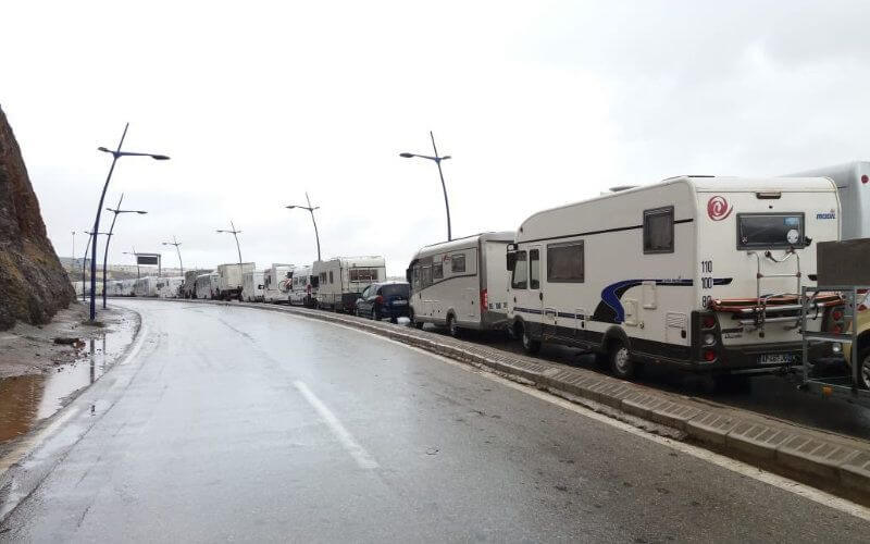Stranded Motorhome Tourists Face Crisis at Closed Morocco-Spain Border