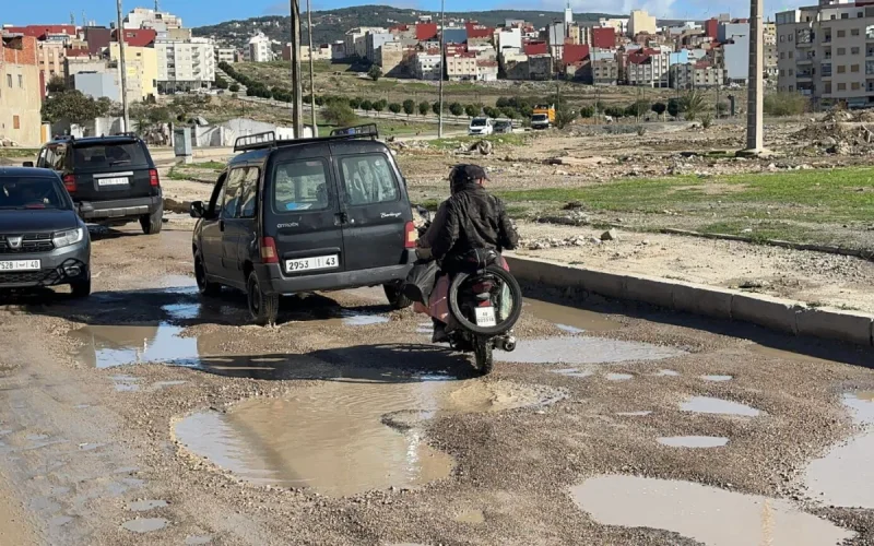 Tangier: a road that brings shame just steps away from the high-speed train