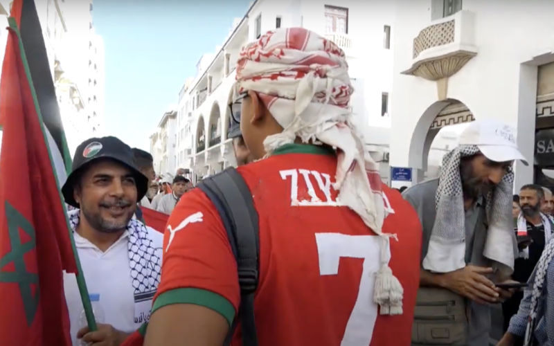 Thousands March in Morocco for Palestine as Ziyech Jersey Sales Surge