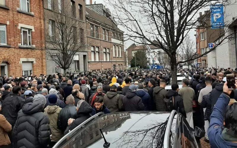 Thousands Mourn Belgian-Moroccan Preacher Rachid Haddach at Molenbeek Funeral