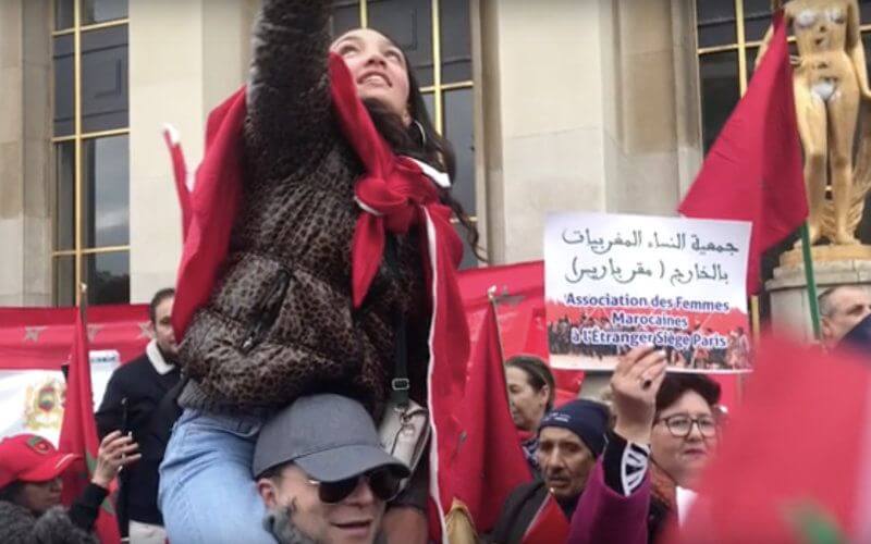 Thousands Rally in Paris to Honor Moroccan Flag and Green March Anniversary