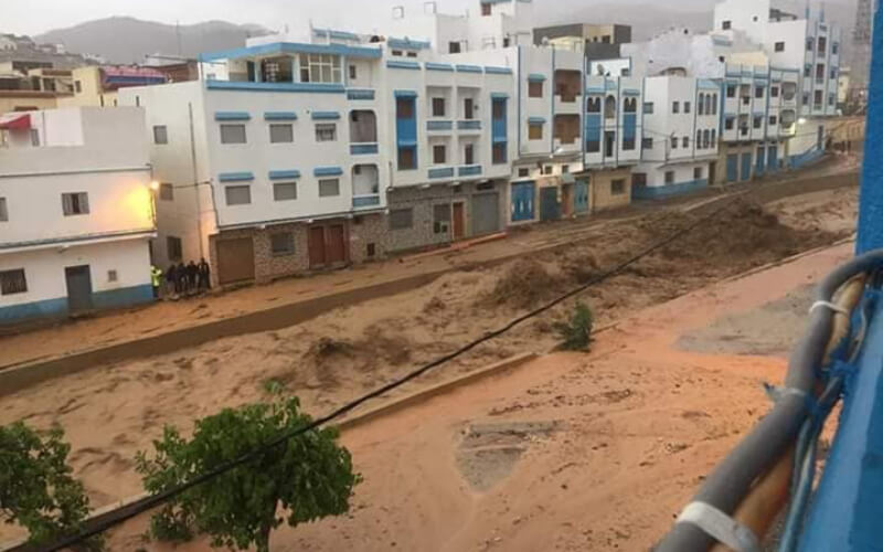 Torrential Rains Cause Severe Flooding and Damage in Morocco's Chefchaouen Province